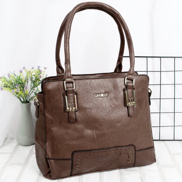 Bolsa Feminina De Ombro Com Detalhes Tressê
