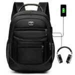 Mochila Grande Unissex Impermeável Com Alça De Aço Trabalho
