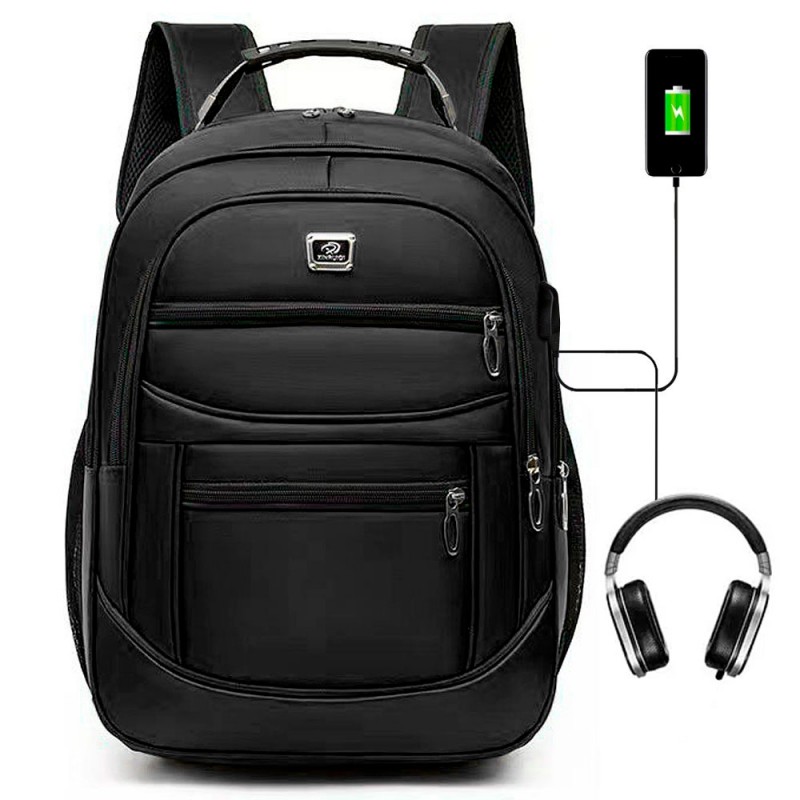 Mochila Grande Unissex Impermeável Com Alça De Aço Trabalho