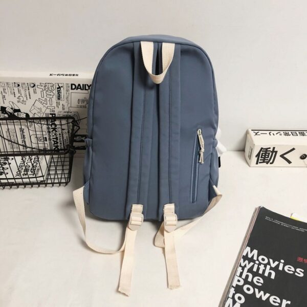 Mochila Universitária Escolar Coreana Impermeável Porta Notebook