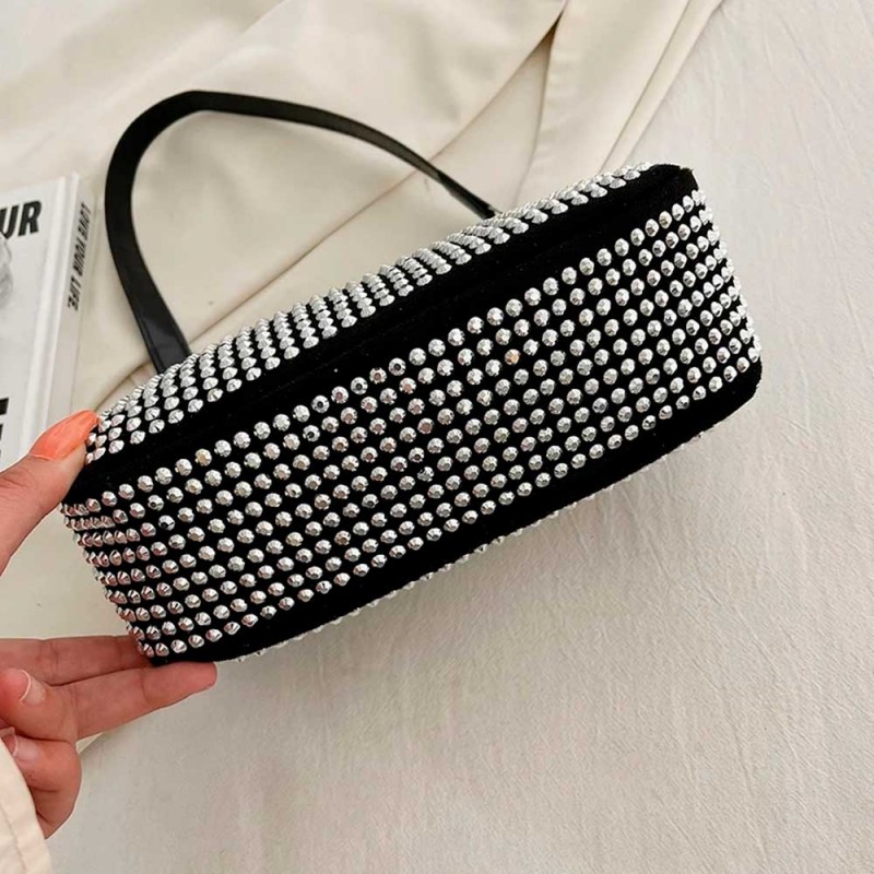 Bolsa Feminina Pequena De Brilho Strass Corrente Blogueira Bolsa Feminina Pequena De Brilho Strass Corrente Blogueira