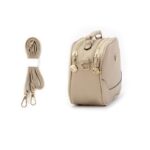 Bolsa Média Feminina 2 Divisórias Com Alça De Mão E Transversal