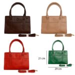 Bolsa Transversal Feminina Alça Superior E Removível Com Fivela